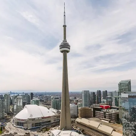 Two Bd Cn Tower And Lake Ontario View-2